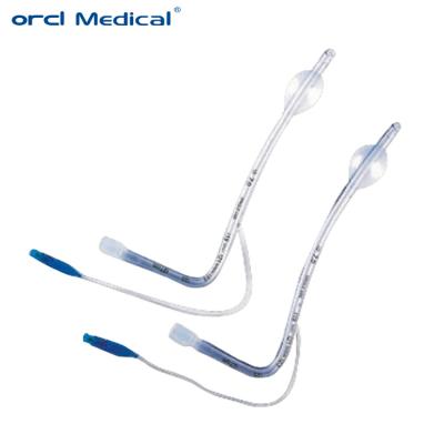 China Voorgevormde nasale endotracheale buis Wegwerpbare medische pvc geankette tracheale buis Te koop