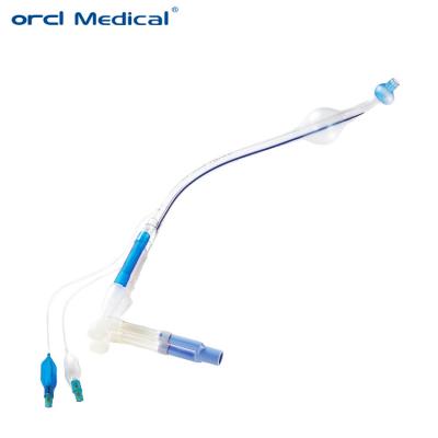 China Eenmalige dubbele lumen endobronchiale buis voor thoracale chirurgie Te koop
