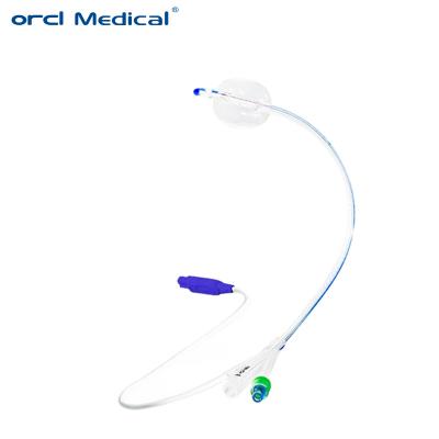 China Cateter de Foley de silicone estéril descartável com sonda de temperatura à venda