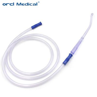 China Medical Connecting Tube Yankauer Suction Connecting Tube Tip Handle Yankauer Suction Set for sale