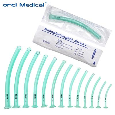 China Medical Disposable Nasal Airway Emergency Treatment Nasopharyngeal Airway for sale