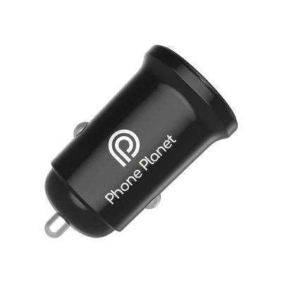 China Universal Metal Car Charger Dual USB Charger Adapter 2.4A Safety Hammer Fast Charging Smart Phone Car Charger for sale