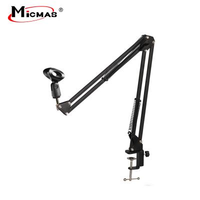 China Wholesale NB-35 Scissor Arm Desktop Stand Portable Desktop Suspension Microphone Scissor Arm Stand for Live Braodcast for sale