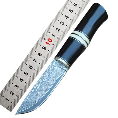 China Non-variable fixed blade knife with leather sheath for outdoor hunting for sale