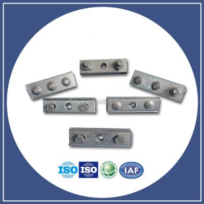 China Carbon Steel Three Bolts Page Flange Carbon Steel Parallel Groove Clamps For ACSR Driver for sale