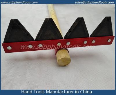 Китай wildfire rake-forest fire tool, 4 teeth rake with 60