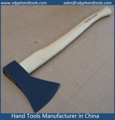 China axe with hickory handle, striking tool with hickory handle, hickory handle wood cut axes hatchet, hickory handle axes zu verkaufen