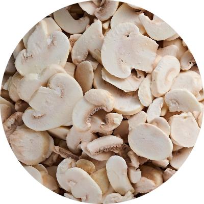 China Healthy Food Wanda Foods Cultivation Mushroom Iqf Frozen White Mushroom Champignon mushroom slices IQF for sale