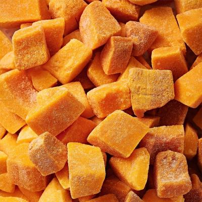 China Healthy Food quick frozen high-quality pumpkin cuts the variety is jinhan miben frozen pumpkin cut for sale