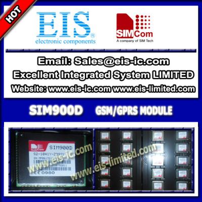 China SIM900D - SIMCOM - Quad-band 850/900/1800/1900MHz GSM/GPRS module SMT- sales009@eis-ic.com for sale