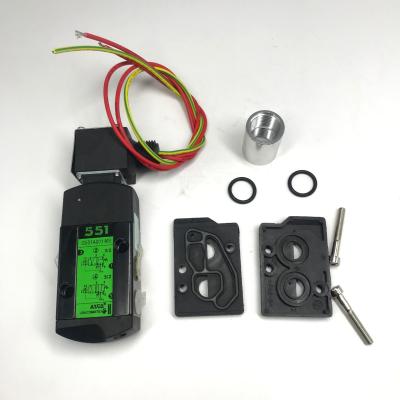 China EFG551A001MS ASCO Series 551 Solenoid Valve Interface Spool Valve G 1/4 Single Solenoid for sale