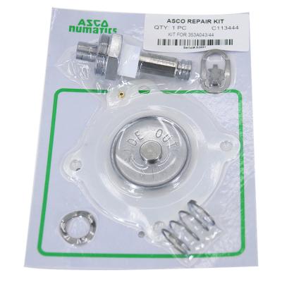 Chine ASCO SCG353A043 C113444 Kit de réparation du diaphragme de la soupape à impulsion NBR, TPE (blanc) à vendre