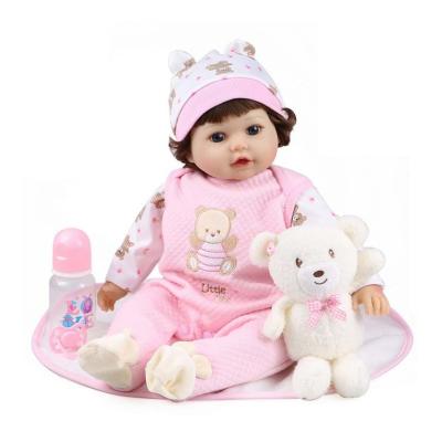 China Cheap Full Silicone Toy Drop Shipping Wholesale Lifelike Real Vinyl Soft Body Girl Soft Looking Reborn Baby Doll For Sale for sale