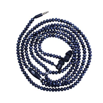 China In-Ear Earphone In Ear Diamond Pearl Pearl Couples Necklace Earphones for sale