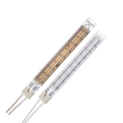 China Goldbeschichtung Zwei-Rohr-Halogen-Infrarot-Heizlampe zu verkaufen