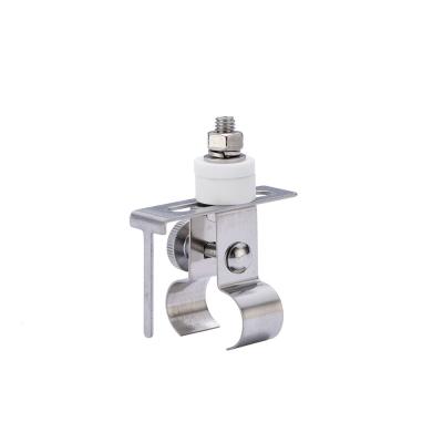 China GJ0003L Twin Tube IR Lamp Holder 15x33mm Ceramic aluminum Material for sale