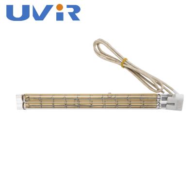 China Goldenes Kurzwelle-Doppelrohr-Infrarotheizungen 115V 600W für Farbe zu verkaufen