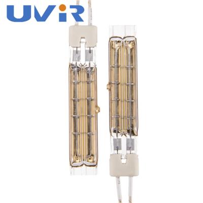 China Reflektor-Doppelrohr-Infrarot-Lampen des Goldtc01, Halogen-Heizungs-Lampen des Quarz-500V zu verkaufen