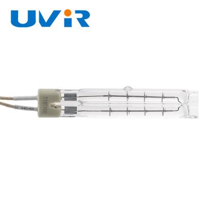 China Zwillings-Rohr-Infrarotlampen 450W 115V, klare Quarz-Infrarot-Hitze-Lampen zu verkaufen