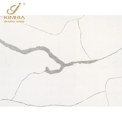 China Various Styles Modern Kitchen Worktops Quartz Engineered Calaccata Stone Classic Vein for sale
