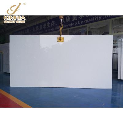 China Modern Promotional Home Decoration Sparkle White Quartz Stone Artificial Granite Countertops for sale