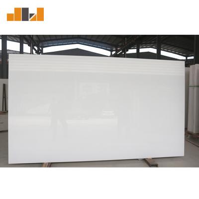 China Factory Supply Modern Heat Resistant Kitchen Top Artificial White Marble Nano Glass for sale