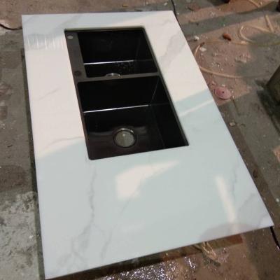 China modern nano glass marble stone calaccata vein with cheap price for sale