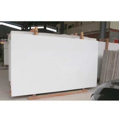 China Factory direct sale modern nano glass stone artificial white marble vanity top for sale