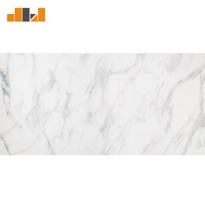 China Modern Decorative Nano White Crystallized Marble Panel Artificial Wall Stone Material Vein for sale