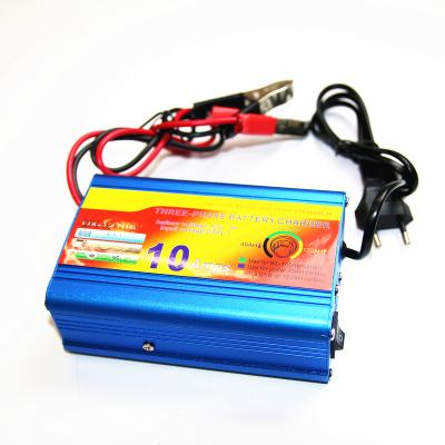 China High Speed Three Phase DC Battery Charger 12V 10A Car Battery Chargers for sale