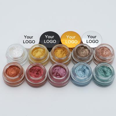 China OCHAIN Single Cream Eyeshadow Private Label High Dye Makeup Bar Waterproof Eyeshadow Jelly Eyeshadow Wholesale Wet Creamy for sale