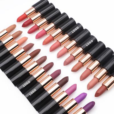 China Wholesale Waterproof Luxury Vegan Private Label OCHAIN Makeup Cream Lipstick 24 Colors Matte Lipstick for sale