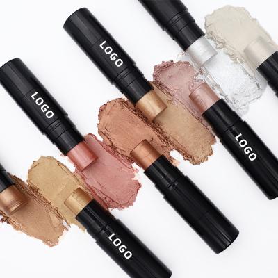 China OCHAIN Logo Waterproof Shimmer Highlighter Professional Cream Contour Makeup Highlight Sticks Wholesale Custom Lady Cosmetics for sale