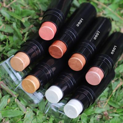China OCHAIN Logo Waterproof Custom Makeup Face Bronzer Shimmer Highlighter Bar Stick Low Moq High Quality for sale