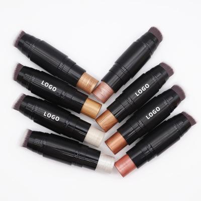 China OCHAIN Logo Cheap Cosmetics Face Concealer Bronzer Waterproof Custom Shimmer Foundation Highlighter Bar Cutout Stick for sale