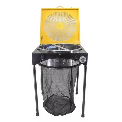China 18inch 3 Speed Anti-Slip Electric Table Hydroponic Bud Trimmer Trim Reaper Sheet with 6 Extra Blades for sale