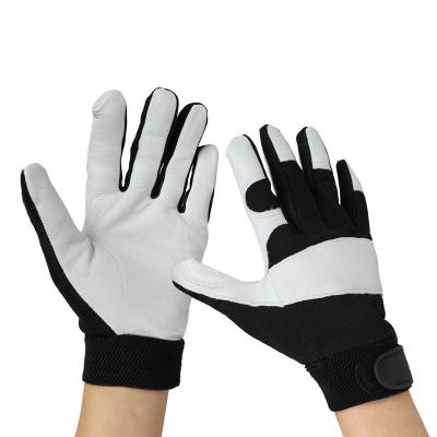 China Gardening Rigger Glove Construction Glove Men Women Winter Safety Leather Work Slim Leather Builder Glove for sale