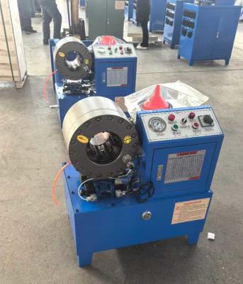 China 415v 3KW / 4KW DX68 Hose Crimping Machine Blue Color Hose Crimper for sale