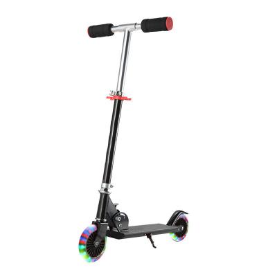 China High Precision Steel Foldable Wide Speed Rear Brake Platform 2 Wheel Elasticity Balance Skating Scooter for sale