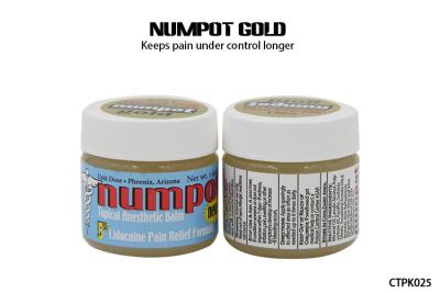 Chine Contrôle crème numbing de douleur d'onguent du tatouage 5% de maquillage permanent d'or de Numpot à vendre