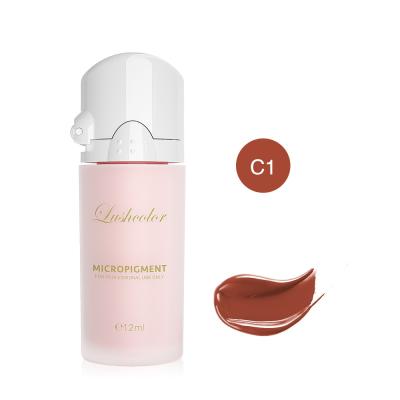 China Microblade-Pigment-natürliches nacktes Farblipgloss-dauerhafte Make-uptätowierungs-Tinte zu verkaufen