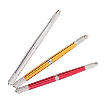China Kopf-Augenbraue Microblading manueller Pen For Beauty Tattoo des Edelstahl-drei zu verkaufen