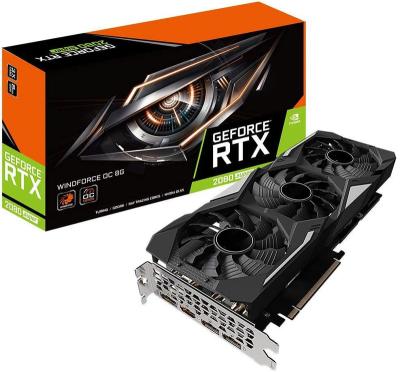 China Super Workstation GeForce RTX 2080 Windforce OC 8G Graphics Card 256 Bit GDDR6 Video Card for sale