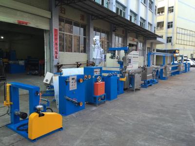 China High Speed PVC Plastic Wire Extruder , 140kg/h Cable Manufacturing Machine for sale