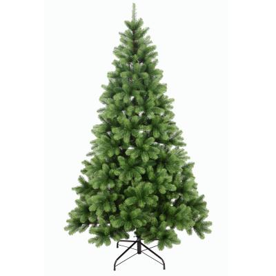 China Pretty Eco-Friendly Green Artificial Pre-Lit Christmas Tree Mixed PE and PVC for sale