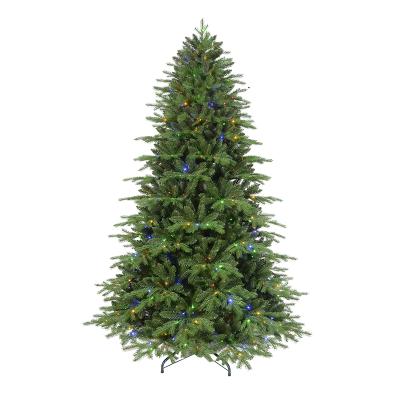 China PE PVC Longstar Artificial 6ft Pre-Lit Christmas Tree Indoor Decoration for sale
