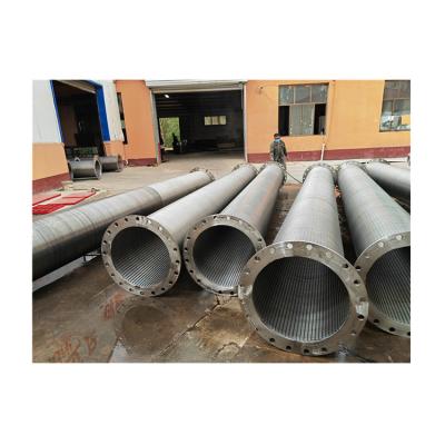 China Construction works China Supplier Finely Processed Metal 304 Stainless Steel Wedge Wire Screen Pipe Oil Sand Control Screen Pipe for sale