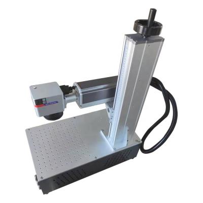 China 50w air-cooled laser machine focus fiber laser marking machine automatic marking machine for sale