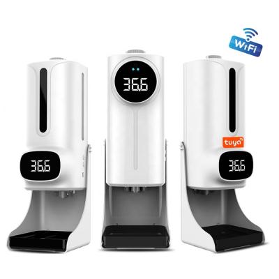 China Foam Soap Dispenser Alcohol Gel Thermometer Dispenser K9 Pro Plus Double Soap Dispenser Wholesale K9 Pro Plu Soap Dispenser for sale