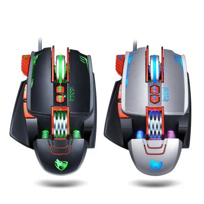 China 2021 3D Thunder Wolf V9 Gaming Mouse E-sports Laptop Computer Macro Definition Mechanical Programming for sale
